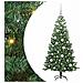 Albero di Natale con 150 LED con supporto Verde 120 cm PVC - Foto miniatura 1