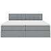 Letto con Contenitore con materasso Grigio chiaro 180 x 200 cm - Foto miniatura 8