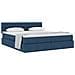 Letto con Contenitore Blu 180 x 200 cm Pelle Sintetica - Foto miniatura 3