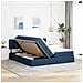 Letto con Contenitore Blu 180 x 200 cm Pelle Sintetica - Foto miniatura 4