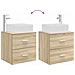 Mobile Lavabo da Parete Rovere Sonoma 53 x 34,5 x 63 cm - Foto miniatura 7