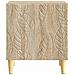 Comodino Rovere Sonoma 43 x 34,5 x 50 cm Legno ingegnerizzato - Foto miniatura 3