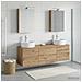 Set di mobili per il bagno 5 pcs Rovere Artigianale - Foto miniatura 2