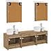 Set di mobili per il bagno 5 pcs Rovere Artigianale - Foto miniatura 8