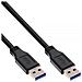 1.0m USB 3.0 1m USB A USB A Nero cavo USB - Foto miniatura 1