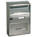 Cassetta Postale Con Tettuccio Per Esterno Serie Effe Acciaio Inox - Cassetta Post. Ft Evo Acc. 22x32,5 Ftixl - Foto miniatura 3