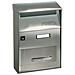 Cassetta Postale Con Tettuccio Per Esterno Serie Effe Acciaio Inox - Cassetta Post. Ft Evo Acc. 22x32,5 Ftixl - Foto miniatura 2