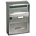 Cassetta Postale Con Tettuccio Per Esterno Serie Effe Acciaio Inox - Cassetta Post. Ft Evo Acc. 22x32,5 Ftixl - Foto miniatura 5