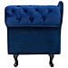 Chaise Longue Destra In Velluto Blu Nimes - Foto miniatura 17