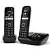 AS690 Cordless Duo Display 2" Vivavoce con Segreteria Colore Nero - Foto miniatura 1