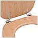 Copriwater 2 Pz Con Coperchio Rigido In Mdf Design Bamboo - Foto miniatura 7