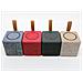 Mini Haut-parleur Bluetooth Design Cube En Toile Rétro - Foto miniatura 2