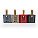 Mini Haut-parleur Bluetooth Design Cube En Toile Rétro - Foto miniatura 3