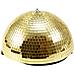 Half Mirror Ball 30cm Gold Motorized - Foto miniatura 1
