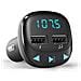 Car Transmitter Fm Black (microsd, Usb Charge, Usb Mp3)  - Foto miniatura 1