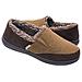 Uomo Closed-back Lana-like Miscela Elastico Inserti Pantofole Indoor-outdoor Casa Scarpe Cammello 7 Uk - Foto miniatura 1