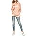Felpa Unisex Con Cappuccio Classic Pure Rosa Codice 681090-a712 - Foto miniatura 5