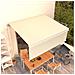 Tenda da Sole Retrattile Automatica con Parasole 4x3 m Crema - Foto miniatura 1