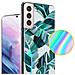 Custodia Compatibile Con Samsung Galaxy S21 Plus Con Foglie Di Banana - Coperchio Protettivo In Silicone Tpu Con Motivo Floreale - Foto miniatura 3