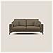 Prestige Divano Moderno In Microfibra T11 Marrone - Foto miniatura 1