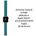 Cinturino 727 Originale Loop Leather Per Apple Watch 1-2-3-4-5-6-7-se 38 40 41mm Green - Foto miniatura 2
