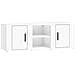 Mobile Porta Tv Bianco 100x31,5x35 Cm In Legno Multistrato - Foto miniatura 2