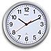9052695 Orologio Da Parete Quartz Wall Clock Circle Silver,white - Foto miniatura 1