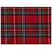 Tappeto Passatoia Con Retro Antiscivolo Disegno Natalina Lurex Tartan Scozzese Rosso 50x140 Natalina - Foto miniatura 3