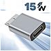 Adattatore Da Usb-c Femmina A Micro B Maschio Carica Sincronizza Compatto - Foto miniatura 4