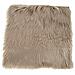 Pouf Lambskin - Marrone - Poliestere - 40x40x6,5 Cm - Foto miniatura 1