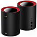M3000 2-Pack Dual-band (2.4 GHz / 5 GHz) Wi-Fi 6 (802.11ax) Nero, Rosso 1 Interno - Foto miniatura 4