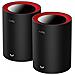 M3000 2-Pack Dual-band (2.4 GHz / 5 GHz) Wi-Fi 6 (802.11ax) Nero, Rosso 1 Interno - Foto miniatura 1