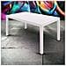 Tavolo Da Esterno Rettangolare 150x90 Cm Con Struttura In Resina E Piano Effetto Doghe Palau - Foto miniatura 4