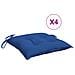 Cuscini Per Pallet 4 Pz Blu 50x50x7 Cm Tessuto Oxford - Foto miniatura 2