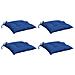 Cuscini Per Pallet 4 Pz Blu 50x50x7 Cm Tessuto Oxford - Foto miniatura 3