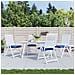 Cuscini Per Pallet 4 Pz Blu 50x50x7 Cm Tessuto Oxford - Foto miniatura 1