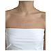 Abito Tuta Aderente Senza Spalline In Nylon Bianco - It40-s - Foto miniatura 4