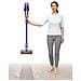 DigitalSlim Scopa Ricaricabile 2 in1 senza Sacco Potenza 380 W Colore Blu / Grigio - Foto miniatura 2