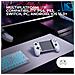 Marsgaming Mgpx, Gamepad Bluetooth 5.0 2-in-1, Rgb Neon, Doppia Vibrazione E Funzione Turbo, Supporto Smartphone Fino A 6.8"", Controller Compatibile Con Pc, Android, Ios E Console, Usb-c White - Foto miniatura 3