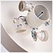 Lampada Da Soffitto Omiq Beige Sl. 1679 - Moderno Lampada Da Soffitto Beige 15x30x30 Cm - Foto miniatura 8