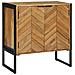 Credenza 70x35x75 cm Legno Massello di Acacia - Foto miniatura 3