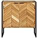 Credenza 70x35x75 cm Legno Massello di Acacia - Foto miniatura 5