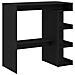 Tavolo da bar in rovere nero con rack per riporre, 100x50x101.5 cm - Foto miniatura 5