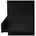Tavolo da bar in rovere nero con rack per riporre, 100x50x101.5 cm - Foto miniatura 8