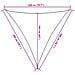 Vela Parasole Terracotta 2x2x2 m 100% Poliestere Oxford - Foto miniatura 9