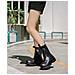 Stivali Da Pioggia Impermeabili Da Donna In Stile Britannico Compatibili Con Abbigliamento Casual, Con Tomaia In Pvc E Design Elastico Per Un Comfort Superiore Black 36 - Foto miniatura 4
