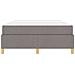 Letto a molle con materasso Taupe e bianco 160 x 200 cm Tessuto - Foto miniatura 7