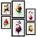 Set Di 6 Stampe Poster Di Frutta Arcobaleno Con Frutta, Verdura E Cibo Sano In Acquerelli Su Sfondi Bianchi Puri A3 & A4 Senza Cornice - Foto miniatura 1
