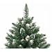 Albero di Natale artificiale con 300 LED Verde 180 cm - Foto miniatura 8