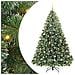 Albero di Natale artificiale con 300 LED Verde 180 cm PE e PVC - Foto miniatura 1